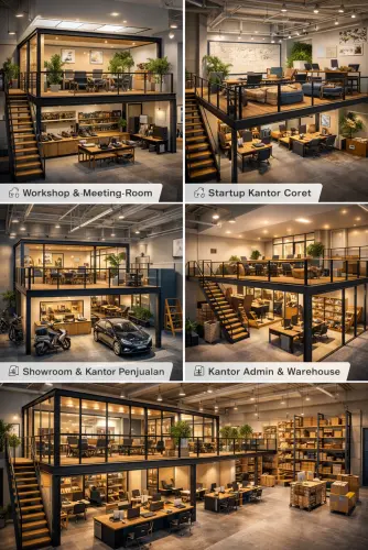 Mezzanine Ruang Kantor di Jatinegara